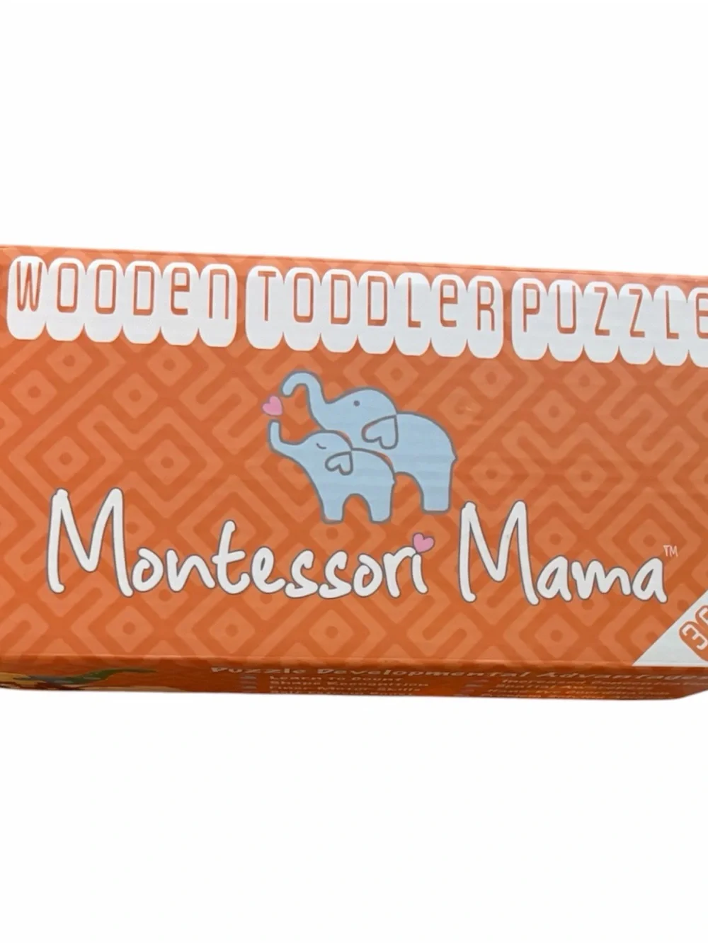 Montessori Wooden Puzzles with Carrying Bag (4 Pack) NIB